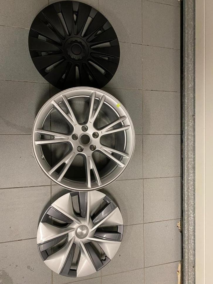 19’’ TESLA MODEL Y GEMINI VELGEN MET OF ZONDER WINTERBANDEN, Auto-onderdelen, Banden en Velgen, Velg(en), Winterbanden, 19 inch