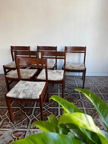 Vintage eetkamer stoelen - set van 6 beschikbaar voor biedingen