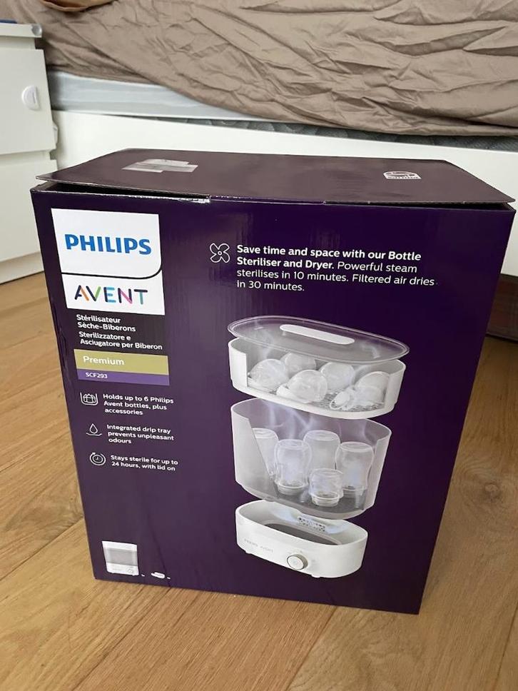 Nieuw - Philips Avent SCF293 flessterilisator, Kinderen en Baby's, Babyvoeding en Toebehoren, Nieuw, Sterilisator, Ophalen