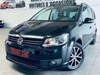 Volkswagen Touran 1.6 TDi HIGH+AUT+7 PLACES+NAV+PANO+CRUISE+, Auto's, Euro 5, Gebruikt, Zwart, 4 cilinders