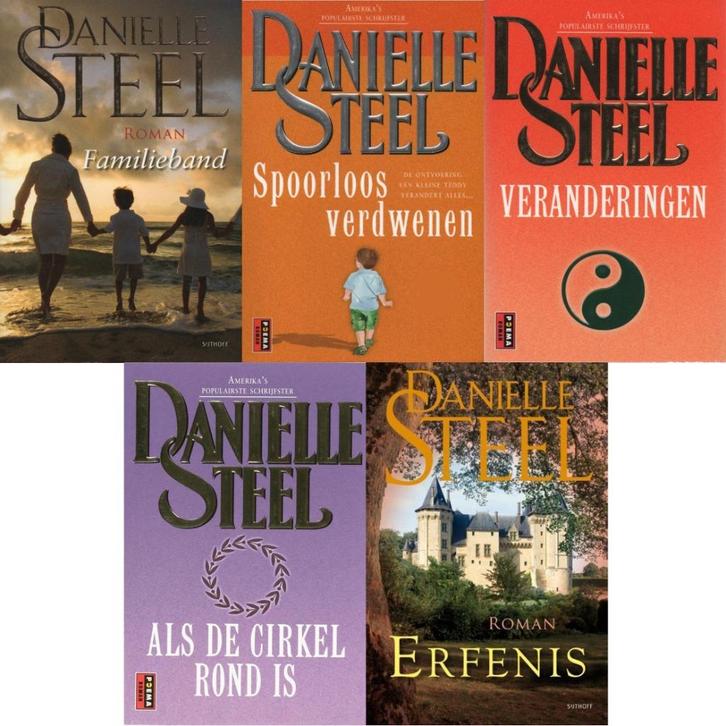 5 boeken van DANIELLE STEEL, Boeken, Romans, Zo goed als nieuw, Ophalen of Verzenden
