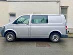 VW Transporter à cabine double, Autos, Volkswagen, 176 g/km, 5 places, 4 portes, Cuir et Tissu