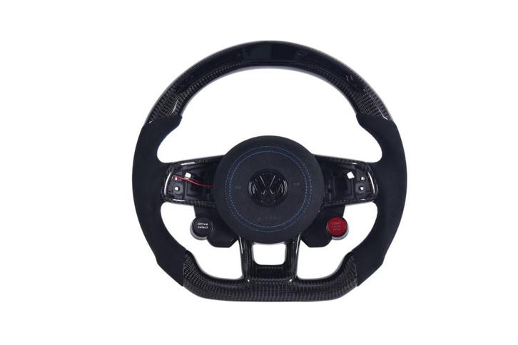 Volkswagen Golf-R GTI R-Line Alcantara & carbon LED sportstu, Auto-onderdelen, Besturing, Volkswagen, Nieuw, Verzenden