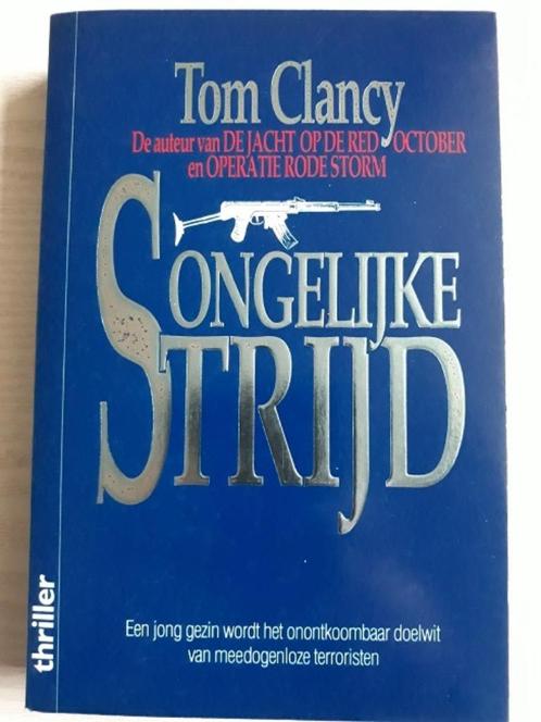 Boek Clancy – Ongelijke strijd, Boeken, Thrillers, Gelezen, Ophalen of Verzenden