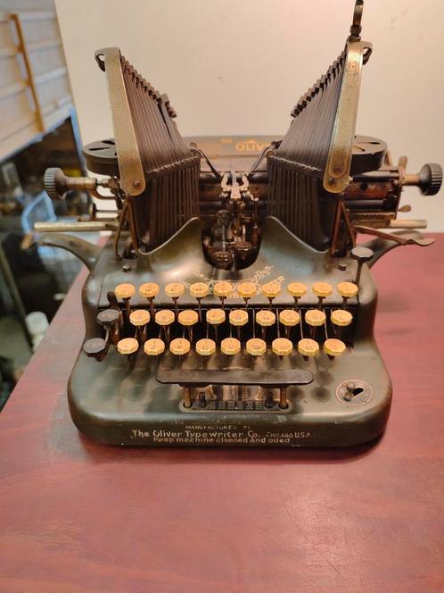 Zeldzame 'Oliver' model 5 typemachine 1907-1914., Antiek en Kunst, Antiek | Kantoor en Zakelijk, Ophalen