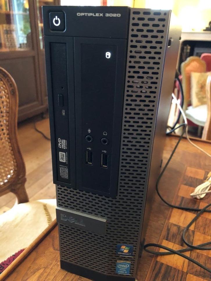 Ordinateur de bureau, Computers en Software, Desktop Pc's, Gebruikt, 3 tot 4 Ghz, HDD, 8 GB, Met monitor, Ophalen