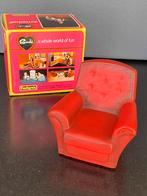 Vintage Pedigree Sindy Dressing rode zetel sofa in doos ‘80, Ophalen of Verzenden, Zo goed als nieuw, Barbie
