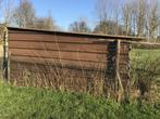 Metalen paardenstal klein vee stal geiten schapen stal op we, Stalling