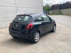 OPEL CORSA 1.4 BENZINE 2013 MET 102000KM*AIRCO*GARANTIE*, Euro 5, Stof, Zwart, 4 cilinders