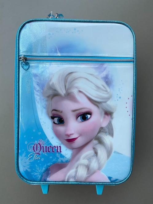 Trolley / valies / koffer Frozen blauw, Kinderen en Baby's, Overige Kinderen en Baby's, Gebruikt, Ophalen of Verzenden