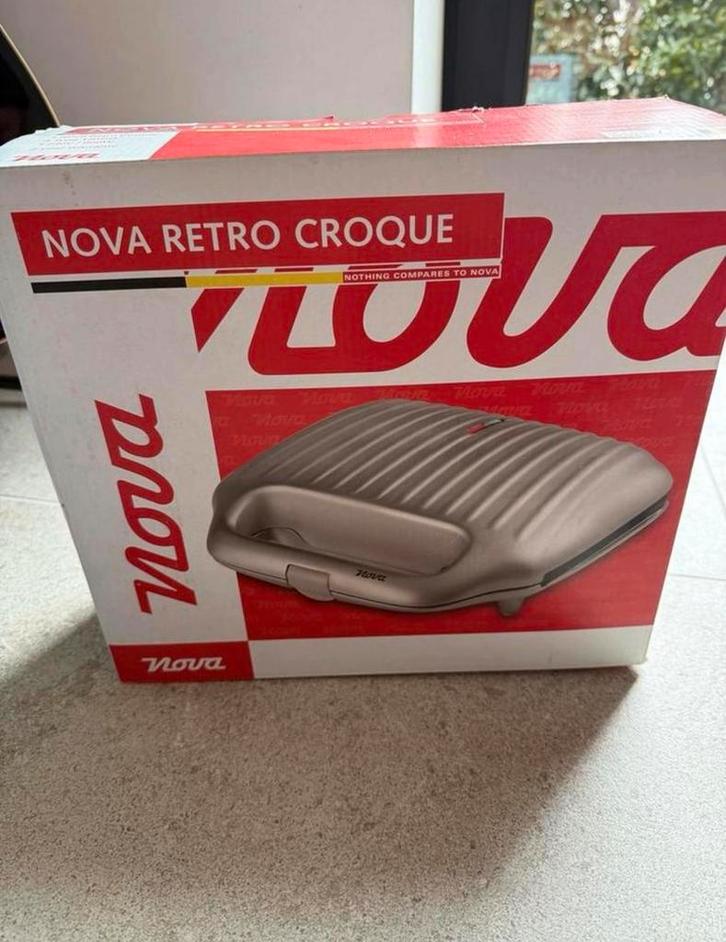 Nova retro croque machine, Elektronische apparatuur, Contactgrills, Zo goed als nieuw, Ophalen
