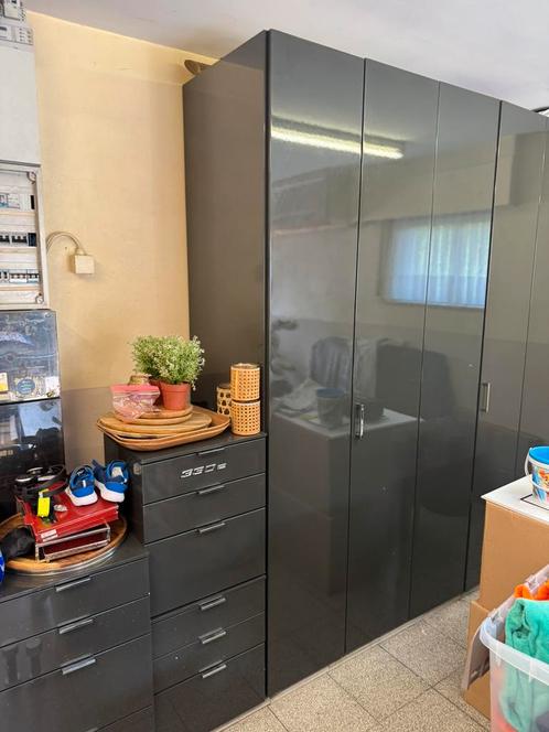 Volledige kasten Carré, commode , 2 nachtkasten en wandkast, Huis en Inrichting, Kasten | Wandmeubels, Gebruikt, Ophalen