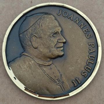 Medaille van Paus Johannes Paulus II 1985 bezoek België  beschikbaar voor biedingen