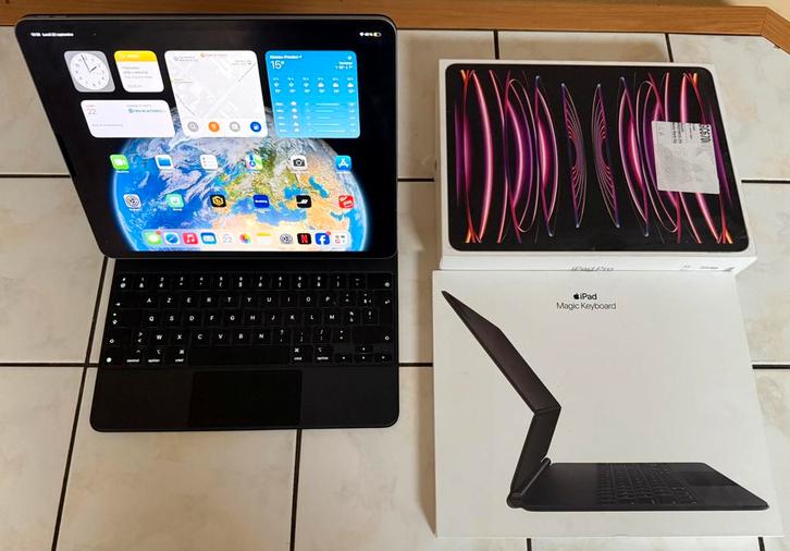 IPAD PRO 12,9 6 eme génération 128 gb M2, Informatique & Logiciels, Apple Macbooks, Comme neuf, Enlèvement