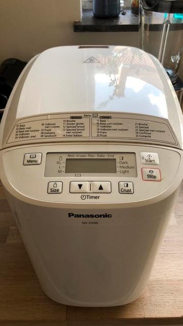 Panasonic SD2500 - broodbakmachine, Enlèvement, Comme neuf