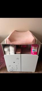 Volledige slaapkamer voor baby, Ophalen, Zo goed als nieuw, Eenpersoons, Bois massif blanc et gris