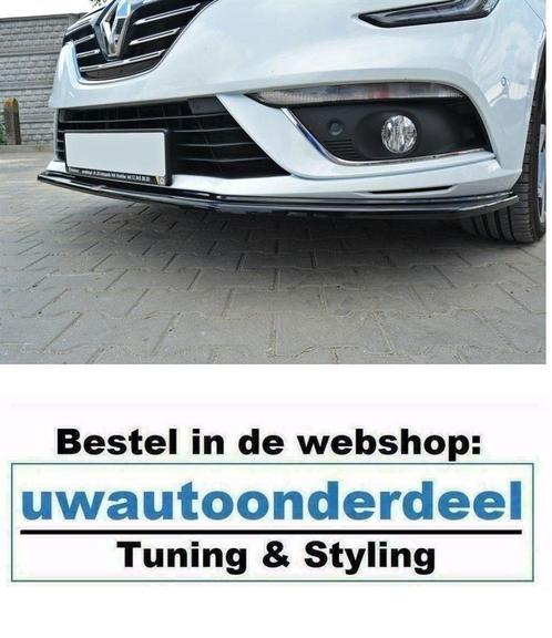Maxton Design Spoiler Lip Splitter Voor Renault Megane 4, Auto diversen, Tuning en Styling, Verzenden