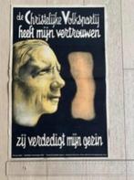 affiche Christelijke Volkspartij 1946, Autres sujets/thèmes, Utilisé, Affiche ou Poster pour porte ou plus grand, Enlèvement ou Envoi