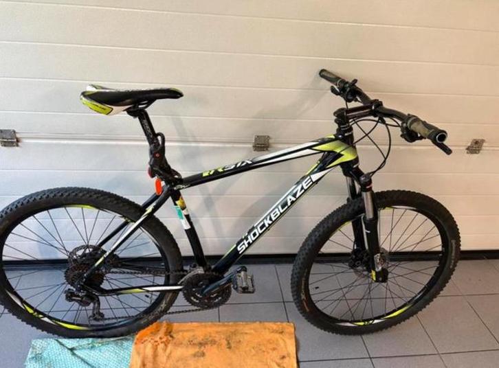Shockblaze mountainbike, Fietsen en Brommers, Fietsen | Heren | Sportfietsen en Toerfietsen, Gebruikt, Overige merken, Meer dan 20 versnellingen