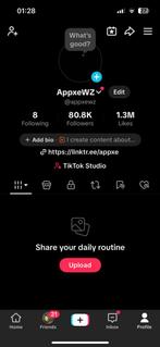 Tiktok account 80k volgers!!, Tickets en Kaartjes
