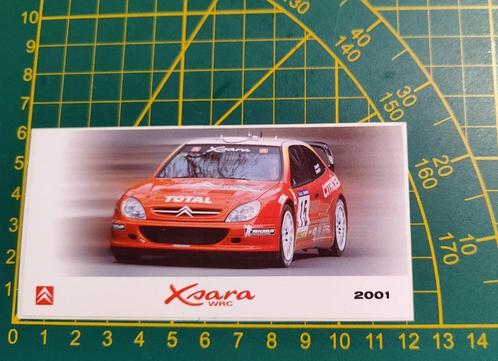 Sticker 2001 Citroën Xsara WRC nr15 J.PURAS / M.MARTI, Verzamelen, Stickers, Ophalen of Verzenden