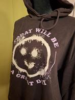Sweat à capuche gris foncé avec smiley, Vêtements | Femmes, Pulls & Gilets, H&M, Enlèvement ou Envoi, Porté, Taille 46/48 (XL) ou plus grande