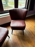 2 Vintage cocktail zeteltjes rood/bruine kleur, Ophalen, Gebruikt