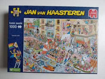Puzzel Jan van Haasteren 1000 stukjes ' Celebrate pride ' beschikbaar voor biedingen