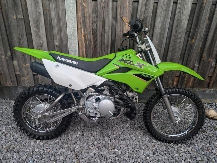 (nieuwe) Kawasaki klx110r 2022, Honda crf110 Yamaha ttr110, Fietsen en Brommers, Minibikes, Midibikes en Pitbikes, Zo goed als nieuw