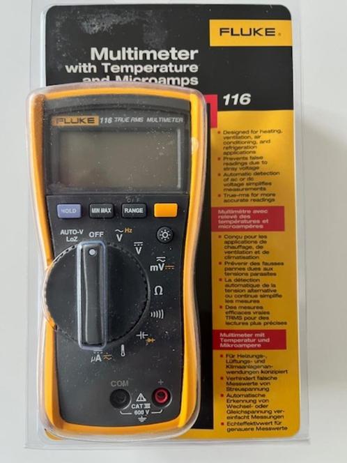 Nieuwe Fluke 116 True-RMS Multimeter, Doe-het-zelf en Bouw, Meetapparatuur, Nieuw, Multimeter, Ophalen of Verzenden