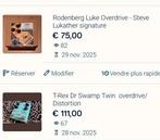 Pédales overdrive/Distortion/Fuzz OKkO Rodenberg T-Rex, Ophalen of Verzenden, Zo goed als nieuw