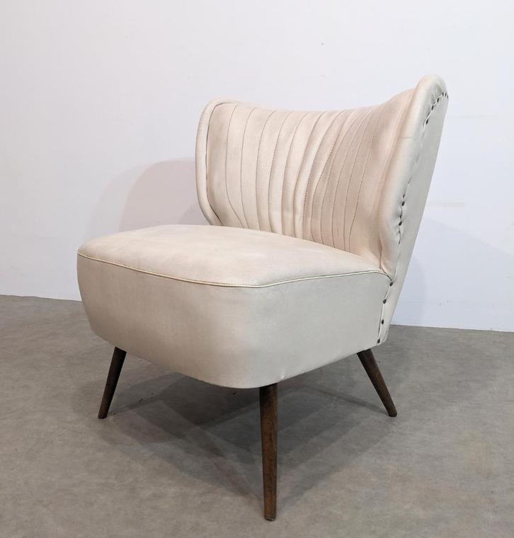 Vintage cocktailclub uit de jaren 50, Antiek en Kunst, Antiek | Meubels | Stoelen en Sofa's, Ophalen