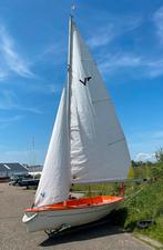 Witte 2-mans polyester Vaurien zeilboot, Watersport en Boten, Ophalen, Geen motor, Gebruikt, Overige typen