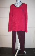 Warme pyjama - Dames - XL - gedragen - paars/roze, Queentex, Ophalen of Verzenden, Gedragen, Maat 46/48 (XL) of groter