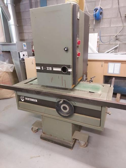 Vandikteschuurder Vertongen, Doe-het-zelf en Bouw, Gereedschap | Schuurmachines, Gebruikt, Bandschuurmachine, Ophalen