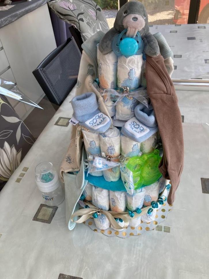 luiertaart/ Luiermand, Kinderen en Baby's, Kraamcadeaus en Geboorteborden, Nieuw, Kraamcadeau, Ophalen