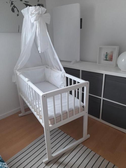 Berceau blanc, Kinderen en Baby's, Babywiegjes en Ledikanten, Gebruikt, Wieg, Ophalen