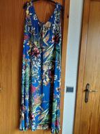 lang blauw feestelijke jurk met verschillend kleuren ; maat, Kleding | Dames, Jurken, Blauw, Maat 46/48 (XL) of groter, Ophalen of Verzenden