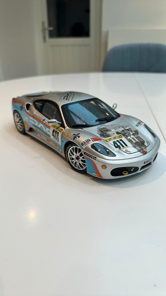 Ferrari F430 Challenge 1/18 Hot Wheels, Hobby en Vrije tijd, Modelauto's | 1:18, Zo goed als nieuw, Auto, Hot Wheels, Ophalen of Verzenden