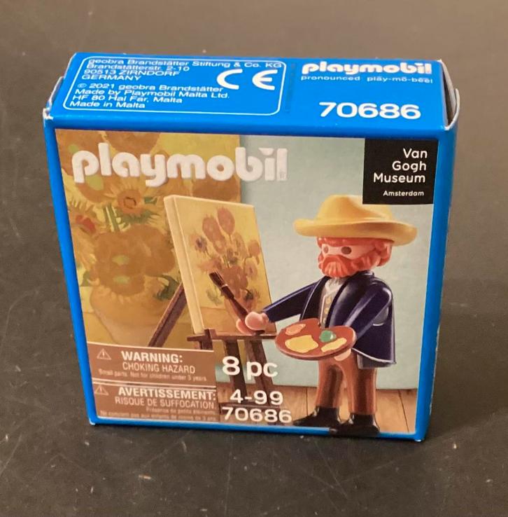 Playmobil 70686: De zonnebloemen van Vincent Van Gogh., Kinderen en Baby's, Speelgoed | Playmobil, Nieuw, Complete set, Ophalen of Verzenden