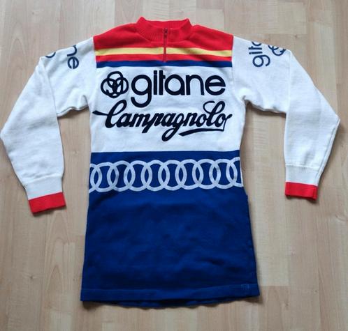 Vintage koerstrui wielershirt Gitane Campagnolo, Sport en Fitness, Wielrennen, Zo goed als nieuw, Ophalen of Verzenden