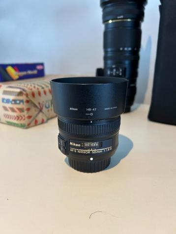 Nikon Nikkor 50mm 1.8 AF-S beschikbaar voor biedingen