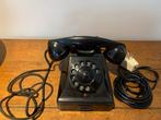 Vintage retro zwart werkend telefoontoestel met mooi geluid, Ophalen of Verzenden, Zo goed als nieuw, Met draaischijf