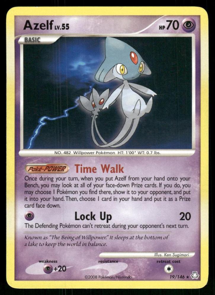 Azelf 19/146 - Legends Awakened, Hobby en Vrije tijd, Verzamelkaartspellen | Pokémon, Gebruikt, Verzenden