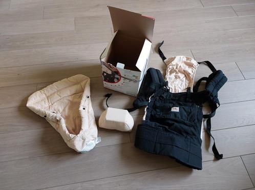 Ergobaby original Bundle of joy black camel, Kinderen en Baby's, Babydragers en Draagdoeken, Zo goed als nieuw, Draagzak, Rug