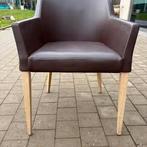 Fauteuil Mobitec élégant, Maison & Meubles, Chaises, Brun, Enlèvement, Modern, Bois