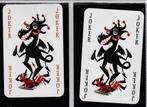2  JOKERS  van Speelkaarten  met  Réclame  van  BIER  BELGIE, Verzenden, Nieuw, Speelkaart(en)