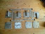 inox poortscharnieren, Doe-het-zelf en Bouw, Ophalen of Verzenden, Gebruikt, Inox, Scharnier
