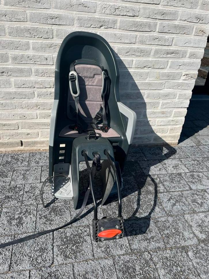 Kinderzitje voor achter op fiets, Vélos & Vélomoteurs, Accessoires vélo | Sièges de vélo, Comme neuf, Siège arrière, 9 à 18 kg