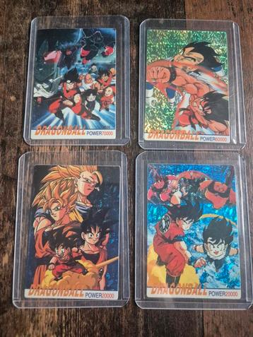 Cartes dragon ball ancienne prisme, Enlèvement ou Envoi, Utilisé, Plusieurs cartes, Foil